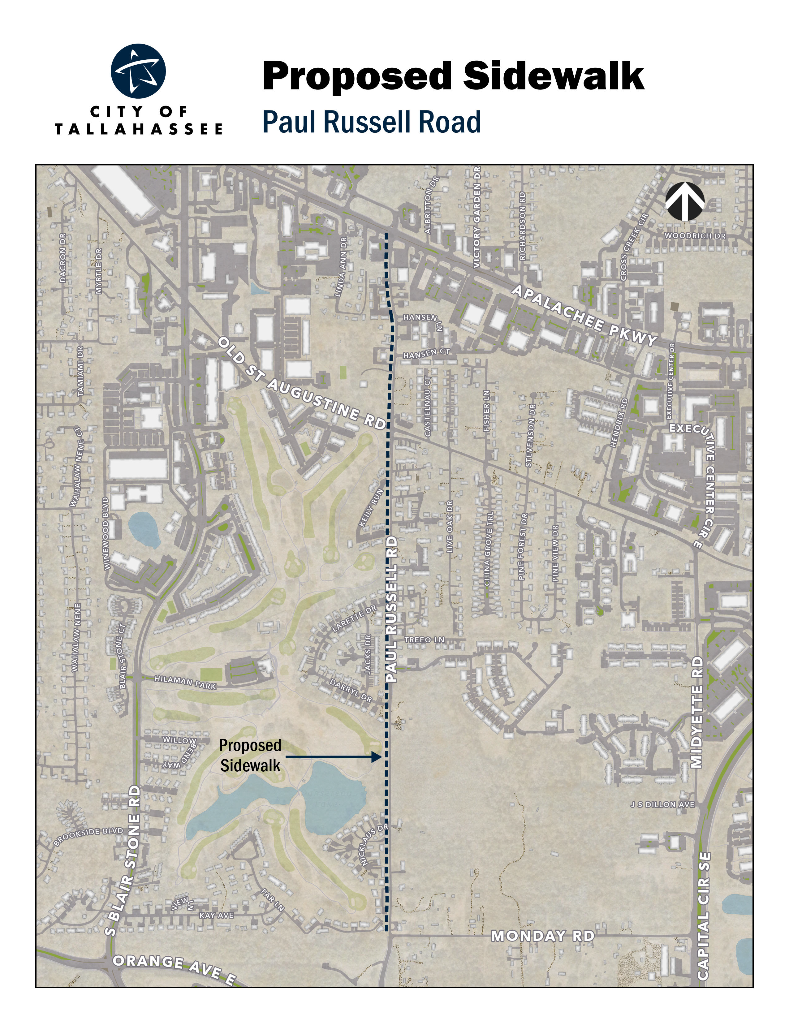 a map of the project area
